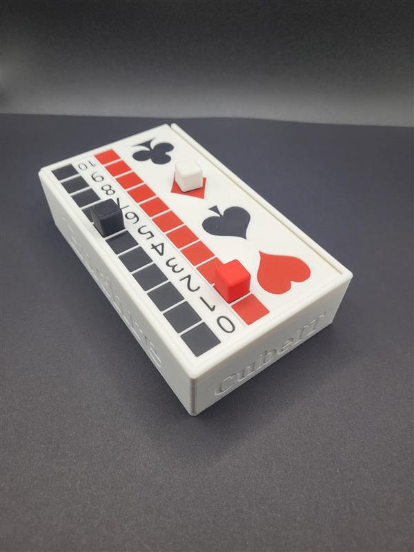 Euchre Box and Score/Trump Keeper