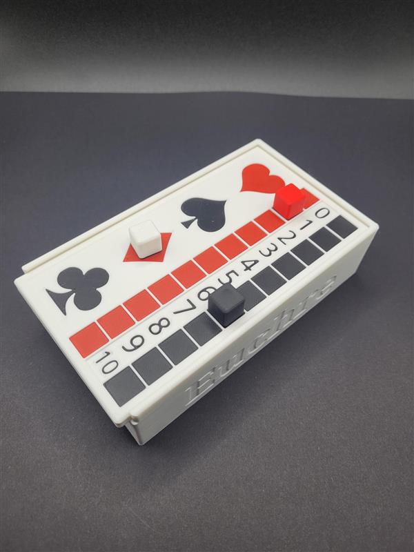 Euchre Box and Score/Trump Keeper
