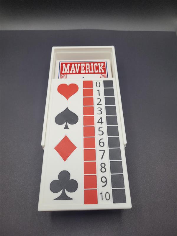 Euchre Box and Score/Trump Keeper
