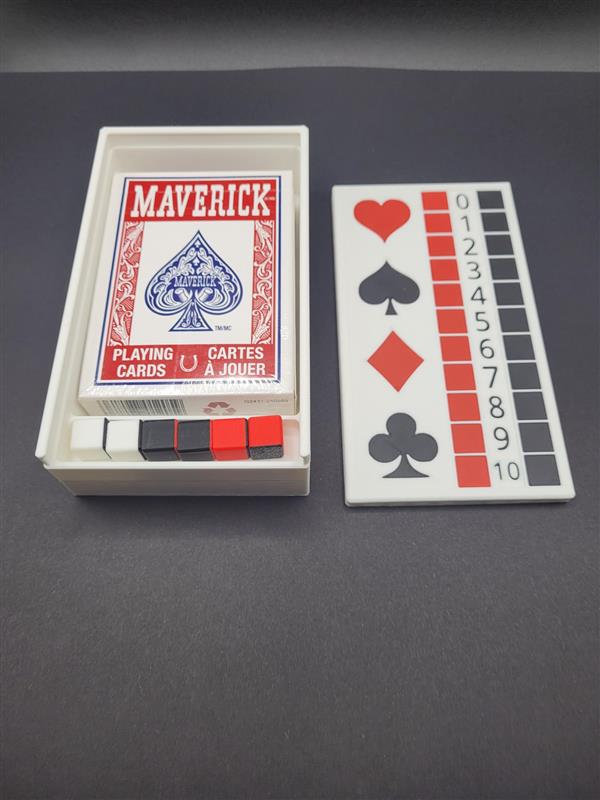 Euchre Box and Score/Trump Keeper
